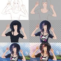 Il mio progetto del corso: Illustrazione manga con Procreate. Ilustração tradicional, Design de personagens, Comic, Ilustração digital, Desenho digital, e Mangá projeto de Cinzia Gentile - 27.12.2022