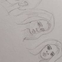 Mi proyecto del curso: Sketchbook de retrato: explora el rostro humano. Un proyecto de Bocetado, Dibujo, Dibujo de Retrato, Dibujo artístico y Sketchbook de zephaniyah_animation_journey - 27.12.2022