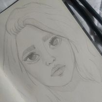 Meu projeto do curso: Caderno de retratos: explore o rosto humano. Un proyecto de Bocetado, Dibujo, Dibujo de Retrato, Dibujo artístico, Sketchbook e Ilustración tradicional de Vitória Tomaz - 27.12.2022
