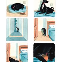 Mi proyecto del curso: Introducción a la psicología del color: la narrativa cromática. Traditional illustration, Fine Arts, Painting, Watercolor Painting, Children's Illustration, Narrative, Color Theor, Character Design, Sketching, Digital Drawing, and Gouache Painting project by Adelaida Pérez Santos - 12.27.2022