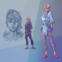 Mi proyecto del curso: Ilustración de personajes dinámicos . Traditional illustration, Character Design, Comic, Creativit, Drawing, Digital Drawing, and Manga project by Rodrigo Sevilla - 12.27.2022