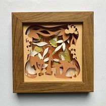 Mijn project van de cursus: Papercut: maak papieren scènes met diepgang. Un proyecto de Ilustración tradicional, Artesanía, Papercraft, Stor, telling, Encuadernación, Ilustración infantil y DIY de melizadisna - 27.12.2022
