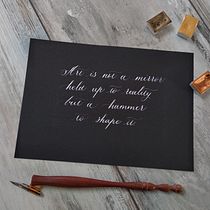 My project for course: English Calligraphy from A to Z. Calligraph project by Katia Panchenkova - 12.28.2022
