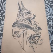 My project for course: Tattoo for Beginners. Tattoo Design project by Alexandru Diaconeasa - 12.28.2022