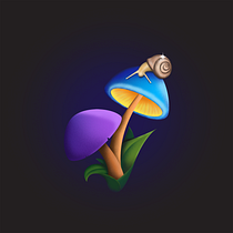My project for course: Digital Illustration Techniques to Boost Your Style (The mushrooms). Drawing, Digital Illustration, and Digital Drawing project by Natia Kutalia - 12.24.2022