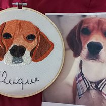 Meu projeto do curso: Needle painting para principiantes. Embroider, Naturalistic Illustration, and Textile Design project by bianca_gms - 12.27.2022