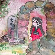 Mi proyecto del curso: Ilustración en acuarela con influencia japonesa. Traditional illustration, Drawing, and Watercolor Painting project by Dayana Matute - 12.26.2022