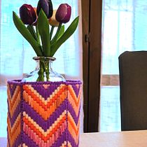Mi proyecto del curso: Bargello para principiantes: crea motivos bordados retro . Embroider, Fiber Arts, Patternmaking, Dressmaking, and Textile Design project by veronika_ - 12.29.2022