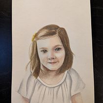 My project for course: Watercolor Portrait from a Photo. Traditional illustration, Watercolor Painting, and Portrait Drawing project by lmgentile29 - 12.29.2022