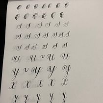 Mi proyecto del curso: Caligrafía inglesa de la A a la Z. Calligraph project by Eucaris Cristancho - 12.29.2022