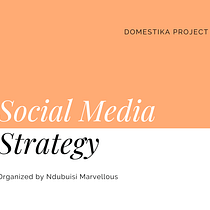 My project for course:  Social Media Strategy: Design, Manage, and Launch Campaigns. Marketing, Social Media, Digital Marketing, Content Marketing, Facebook Marketing, Communication, Instagram Marketing, and Growth Marketing project by Marvellous Ndubuisi - 12.29.2022