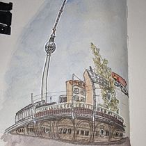 Mein Abschlussprojekt für den Kurs: Urban Sketching: Drücke deine Welt mit einer neuen Perspektive aus  . Un projet de Aquarelle, Carnet de croquis, Illustration traditionnelle, Esquisse , Dessin et Illustration architecturale de katja_xngwn - 29.12.2022