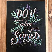 My project for course:  Intro to Hand-Lettering for Inspirational Quotes. T, pograph, Calligraph, Lettering, T, pograph, Design, H, and Lettering project by Jane Turner - 12.29.2022
