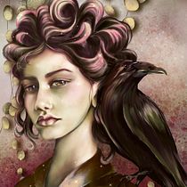 My project for course: Digital Fantasy Portraits with Photoshop. Traditional illustration, Drawing, Digital Illustration, Portrait Drawing, Digital Drawing, and Digital Painting project by michelle.debello - 12.26.2022