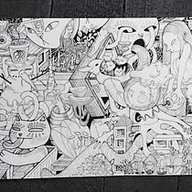 Mój projekt z kursu: Ilustracja oniryczna: rysuj to, co podpowiada wyobraźnia. Traditional illustration, and Drawing project by Michalina Rodak - 12.30.2022