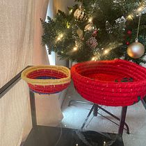 My project for course: Basket Weaving for Beginners: The Coiling Technique. Accessor, Design, Arts, Crafts, Fashion Design, Fiber Arts, and Textile Design project by shubha_govind - 12.30.2022