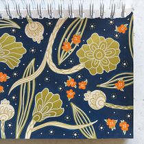 My project Botanical Patterns in a Sketchbook: Conquer the Blank Page. Ilustração tradicional, Pattern Design, Ilustração botânica, e Sketchbook projeto de Brandy - 28.12.2022