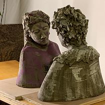 Mijn project van de cursus: Inleiding tot figuratief beeldhouwen met klei. Fine Arts, and Sculpture project by margeaux27 - 12.28.2022