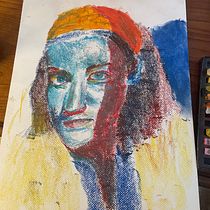My project for course: Expressive Portrait Drawing with Soft Pastels. Traditional illustration, Fine Arts, Drawing, Portrait Drawing, and Artistic Drawing project by 9djkv88qgx - 12.30.2022
