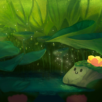 Mi proyecto del curso: Escenas atmosféricas en Procreate: pinta con colores y luces . Ilustração tradicional e Ilustração digital projeto de Gino Fabrizio Sandrin - 31.12.2022