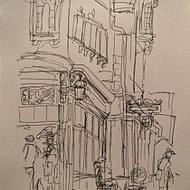My project for course: Expressive Architectural Sketching with Colored Markers. Sketching, Drawing, Architectural Illustration, Sketchbook & Ink Illustration project by Christie Barnes - 12.28.2022