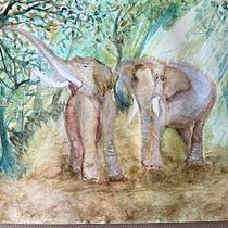 My project for course: Dreamy Watercolor Landscapes: Paint with Light. Un projet de Peinture , et Aquarelle de Janhavi Lakshminarayanan - 29.12.2022