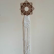 Mi proyecto del curso: Macramé: nudos básicos y complejos. Accessor, Design, Interior Design, Decoration, Fiber Arts, Macramé, and Textile Design project by geldueik - 12.27.2022