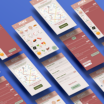 My project for course: Introduction to UX Design//Attakai mobile app: Lunch delivery app. UX / UI, Web Design, Mobile Design, e Design digital projeto de celestetan - 30.12.2022