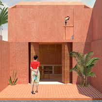 Mi proyecto del curso: Representación gráfica de proyectos arquitectónicos. Un projet de Architecture, Design graphique, Architecture d'intérieur, Design d'intérieur, Pa, sagisme, Collage, Architecture numérique et Illustration architecturale de Christian Servin - 31.12.2022