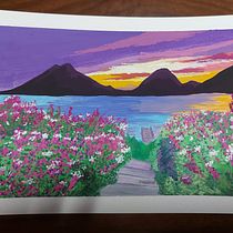 My project for course: Landscape Painting with Gouache for Beginners. Fine Arts, Painting, Naturalistic Illustration, and Gouache Painting project by Shreya Bardhan - 12.31.2022