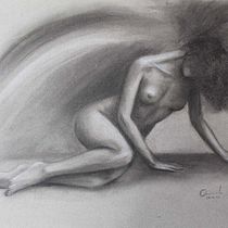 Mi proyecto del curso: Dibujo contemporáneo de la figura humana: expresión y movimiento Ein Projekt aus dem Bereich Traditionelle Illustration, Bildende Künste, Zeichnung, Artistische Zeichnung, Malerei mit Acr, l und Anatomische Zeichnung von Oscar Acevedo - 31.12.2022