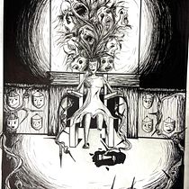 Mi proyecto del curso: Dibujo artístico con tinta. Ilustração tradicional, Desenho, Desenho artístico e Ilustração com tinta projeto de Jimena González - 20.12.2022