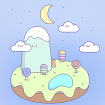 Mi proyecto del curso: Diseño de mundos kawaii: crea ilustraciones alegres. Character Design, Digital Illustration, and Manga project by Lina Arroyo - 12.31.2022