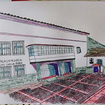 Mi proyecto del curso: Dibujo arquitectónico expresivo con marcadores de colores. Sketching, Drawing, Architectural Illustration, Sketchbook & Ink Illustration project by Laboratorio de Estudios Culturales Históricos y Espaciales - 12.31.2022