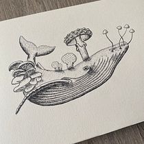 My project for course: Surrealistic Fineliner Illustration Ein Projekt aus dem Bereich Traditionelle Illustration, Bleistiftzeichnung, Zeichnung, Realistische Zeichnung, Artistische Zeichnung und Illustration mit Tinte von Marie Nimrichterová - 01.01.2023