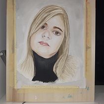Il mio progetto del corso: Ritratto ad acquerello a partire da una fotografia. Traditional illustration, Watercolor Painting, and Portrait Drawing project by Norma Sanper - 01.01.2023