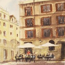 Mi proyecto del curso: Técnicas modernas para paisajes urbanos en acuarela. Un progetto di Pittura e Pittura ad acquerello di Oscar Acevedo - 01.01.2023