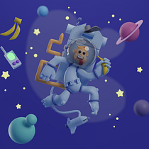 My project for course: 3D Character Creation in Blender. 3D, Design de personagens, Modelagem 3D, Design de personagens 3D, e 3D Design projeto de kirolosashraf760 - 02.01.2023