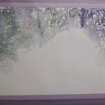 My project for course: Dreamy Watercolor Landscapes: Paint with Light. Un projet de Peinture , et Aquarelle de carolynne - 02.01.2023