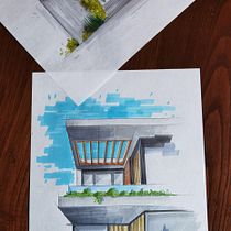 Il mio progetto del corso: Disegno architettonico espressivo con pennarelli colorati. Sketching, Drawing, Architectural Illustration, Sketchbook & Ink Illustration project by Rebecca Pettirossi - 01.02.2023