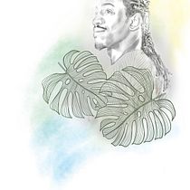Mijn project van de cursus: Portretten illustreren met analoge en digitale technieken. Traditional illustration, Pencil Drawing, Drawing, Digital Illustration, Watercolor Painting, Portrait Drawing, and Realistic Drawing project by Monique Wong-Chung - 01.02.2023