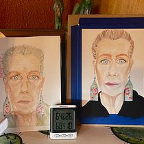 My project for course: Watercolor Portrait from a Photo. Traditional illustration, Watercolor Painting, and Portrait Drawing project by fridakello - 01.02.2023