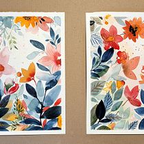 Mon projet du cours : Aquarelle florale créative : renouez avec la nature. Traditional illustration, Painting, Watercolor Painting, and Botanical Illustration project by rivolletisabelle - 01.02.2023