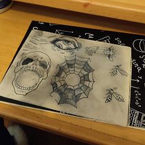 Meu projeto do curso: Tatuagem para principiantes. Tattoo Design project by igomontego - 01.02.2023