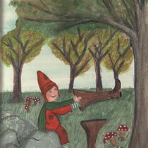 Mon projet du cours :  Techniques d'illustration jeunesse dans un carnet de croquis. Character Design, Pencil Drawing, Children's Illustration, Sketchbook, Gouache Painting, and Picturebook project by Agathe Bonnechere - 01.02.2023