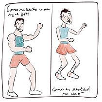 Cuando voy al GYM Ein Projekt aus dem Bereich Traditionelle Illustration, Comic, Bleistiftzeichnung, Zeichnung und Erzählung von Sergio Murillo - 31.12.2022