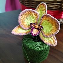 My project for course: Stumpwork Embroidery: Create 3D Ornaments . Jewelr, Design, Embroider, and Textile Design project by viofelita - 01.02.2023