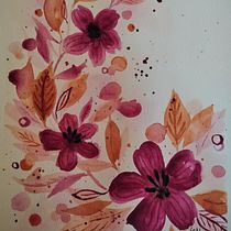 Il mio progetto del corso: Acquerelli floreali: entra in sintonia con la natura. Ilustração tradicional, Pintura, Pintura em aquarela e Ilustração botânica projeto de Greta - 02.01.2023