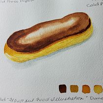 My project for course:  Flavorful Food Illustration with Watercolor. Projekt z dziedziny Trad, c, jna ilustracja,  Sztuki piękne,  Malarstwo i Malowanie akwarelą użytkownika Lisa Brough - 03.01.2023