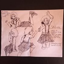 Mi proyecto del curso: Creación de personajes manga. Traditional illustration, Character Design, Comic, and Manga project by alejomsk - 01.03.2023